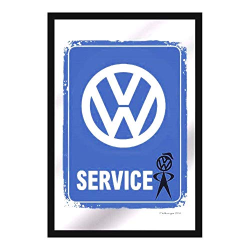 Nostalgic-Art 80730 Volkswagen VW Service, Spiegel von Nostalgic-Art