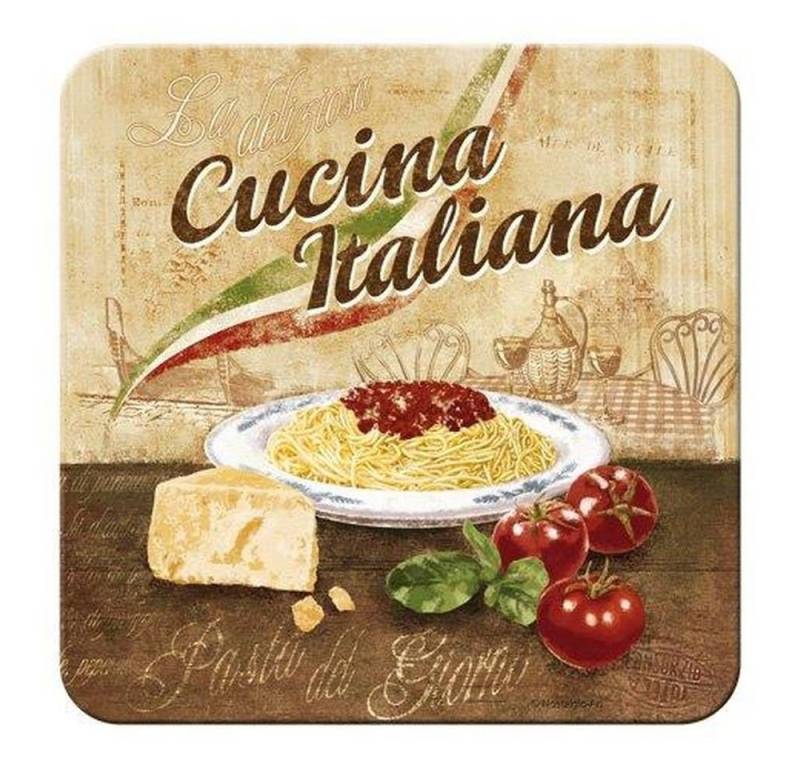 Nostalgic-Art Getränkeuntersetzer Untersetzer - Home & Country - Cucina Italiana von Nostalgic-Art