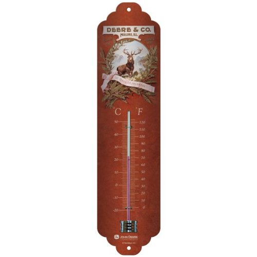 Nostalgic-Art - John Deere Deere & Co. - Thermometer - 6,5x28cm von Nostalgic-Art