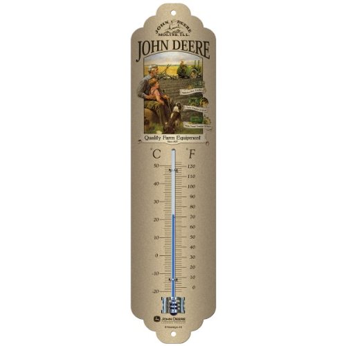 Nostalgic-Art - John Deere Grandfather - Thermometer - 6,5x28cm von Nostalgic-Art