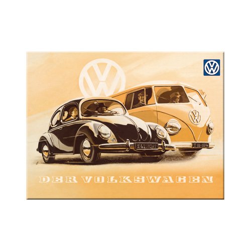 Nostalgic-Art Kitchen, Kraftmagnet mit Metalloberffläche, Beetle & Bulli Nostalgic-Art Kitchen, Kraftmagnet mit Metalloberffläche, Beetle & Bulli von Nostalgic-Art