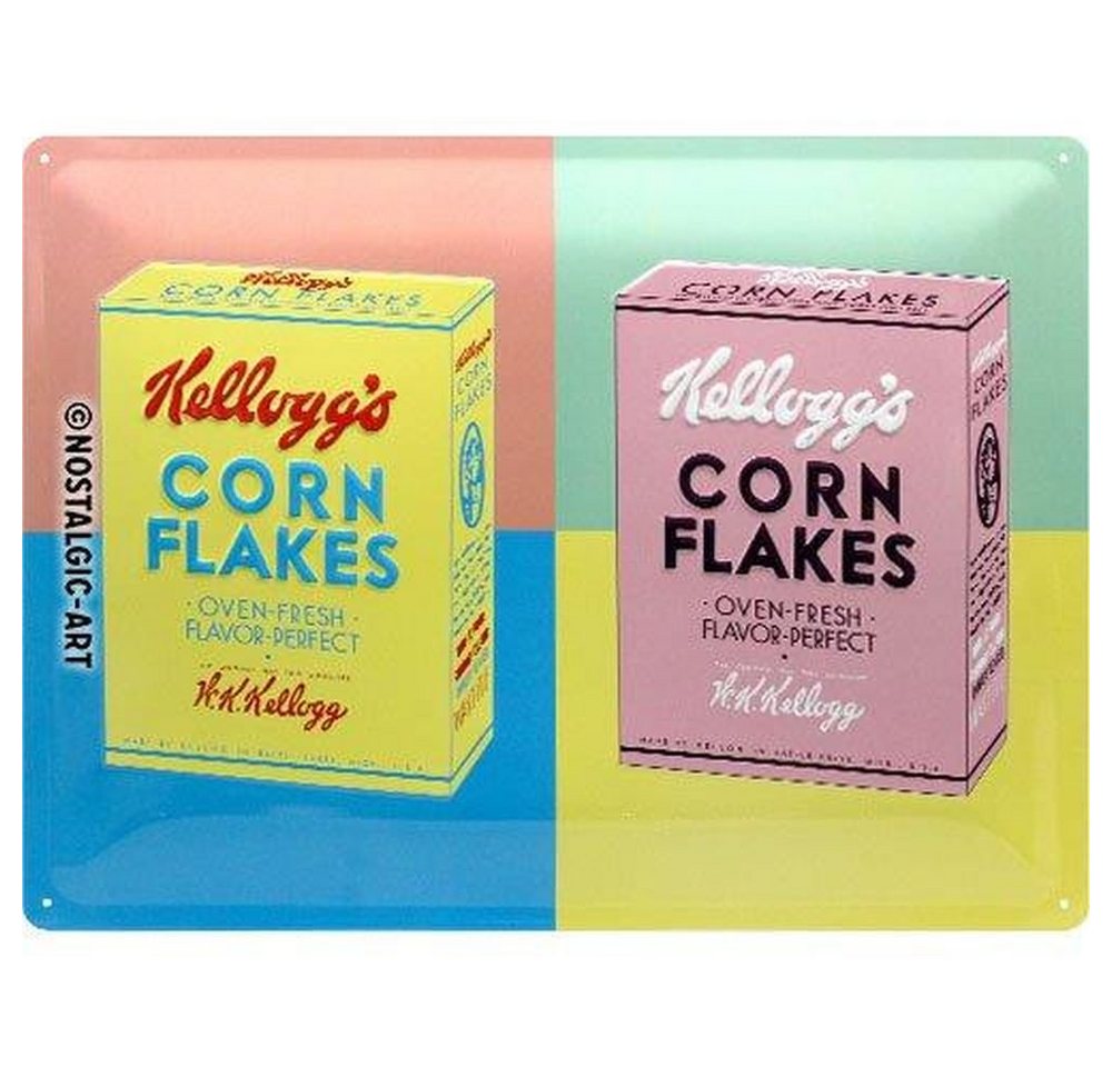 Nostalgic-Art Metallschild Blechschild 30 x 40 cm - Kellogg's - Packaging Pop Art von Nostalgic-Art