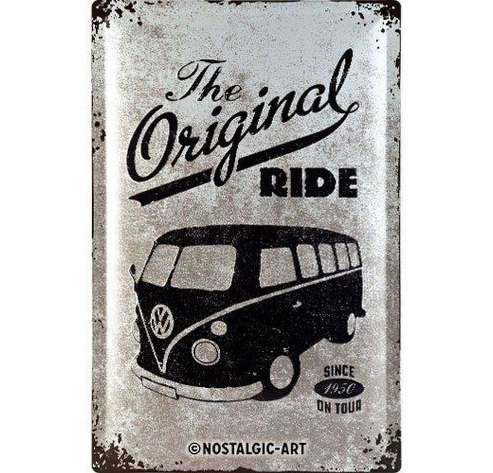 Nostalgic-Art Metallschild Blechschild 40 x 60 cm - Volkswagen - VW Bulli The Original Ride von Nostalgic-Art