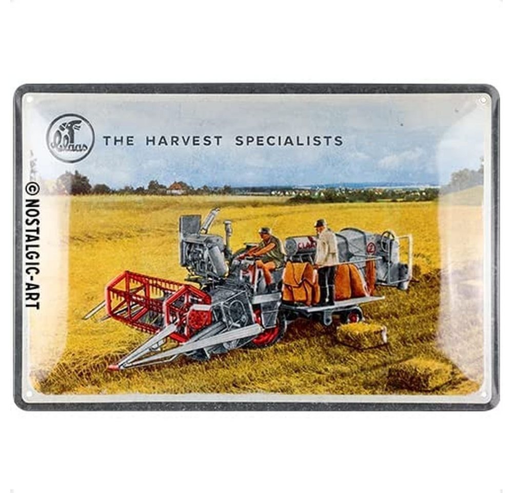 Nostalgic-Art Metallschild Blechschild 20 x 30cm - Claas - The Harvest Specialists von Nostalgic-Art