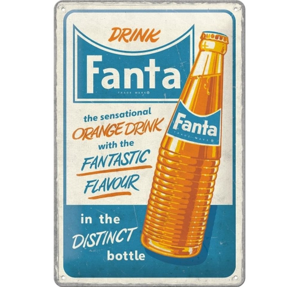 Nostalgic-Art Metallschild Blechschild 20 x 30cm - Fanta - Fanta Sensational Orange Drink von Nostalgic-Art