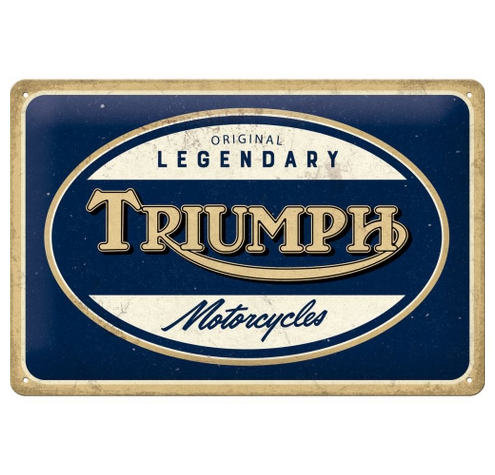 Nostalgic-Art Metallschild Blechschild 20 x 30cm - Triumph - Legendary Motorcycles Nostalgic-Art Metallschild Blechschild 20 x 30cm - Triumph - Legendary Motorcycles von Nostalgic-Art