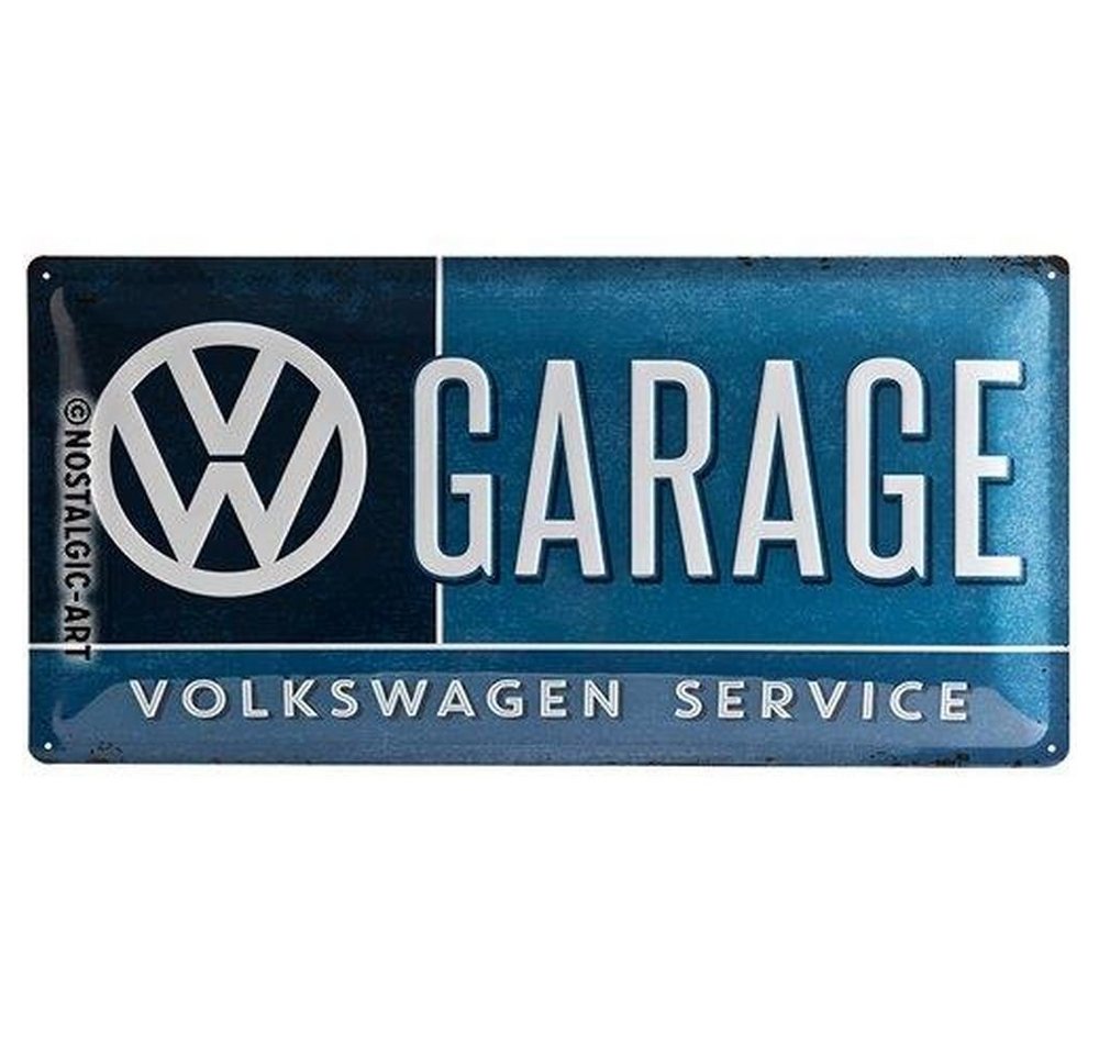 Nostalgic-Art Metallschild Blechschild 25 x 50cm - Volkswagen - VW Garage von Nostalgic-Art