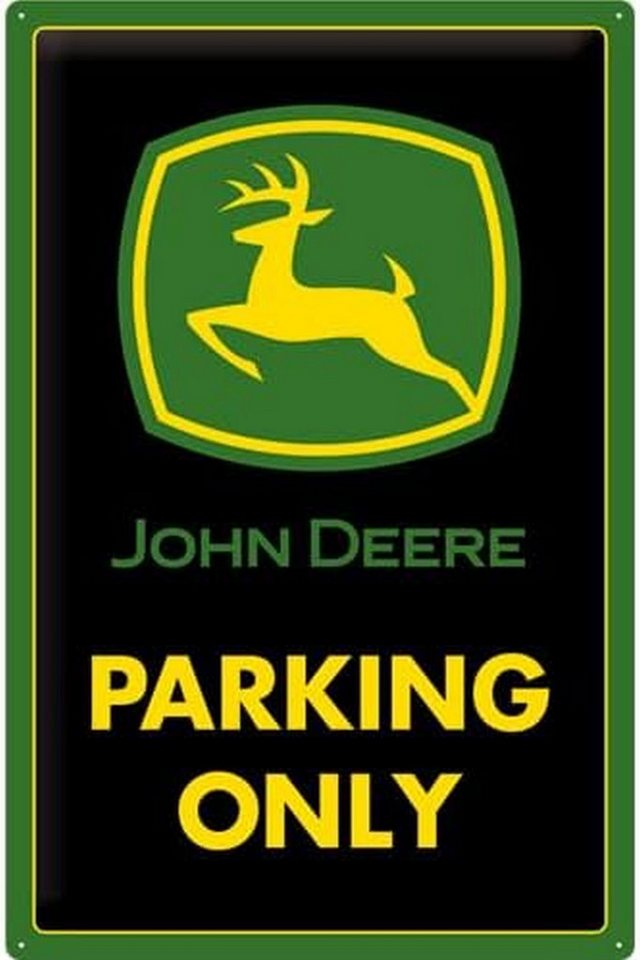 Nostalgic-Art Metallschild Blechschild 40 x 60 cm - John Deere - Parking Only Nostalgic-Art Metallschild Blechschild 40 x 60 cm - John Deere - Parking Only von Nostalgic-Art