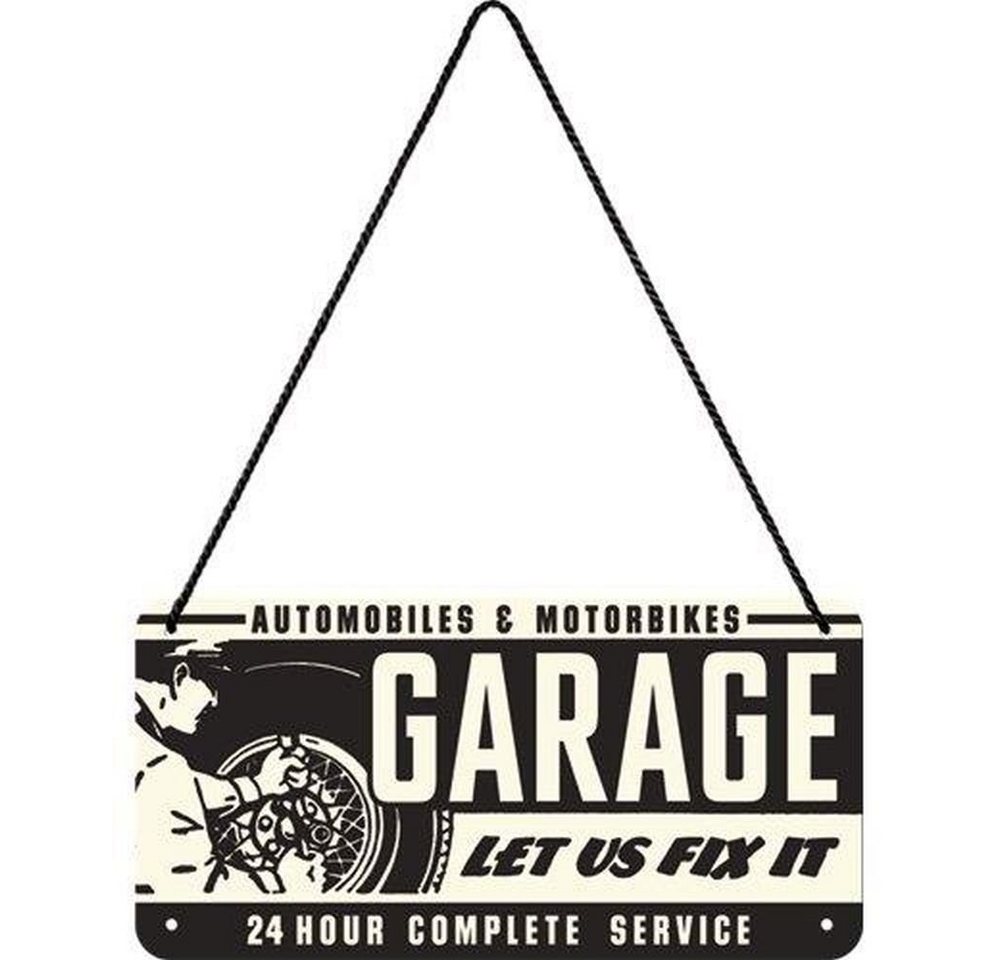 Nostalgic-Art Metallschild Hängeschild - Best Garage - Garage von Nostalgic-Art
