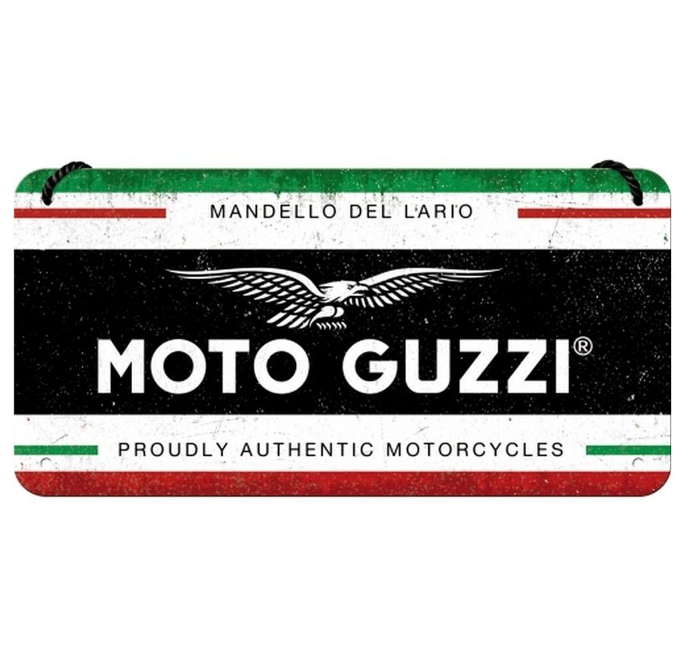 Nostalgic-Art Metallschild Hängeschild - Moto Guzzi - Italian Motorcycles von Nostalgic-Art