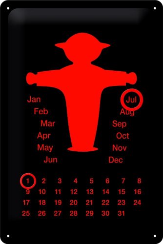 Nostalgic-Art Retro Blechschild, 20 x 30 cm, Ampelmann rot – Souvenir & Geschenk-Idee, Original Lizenzprodukt (OLP), aus Metall, Vintage Design, Blechschilder Sprüche von Nostalgic-Art