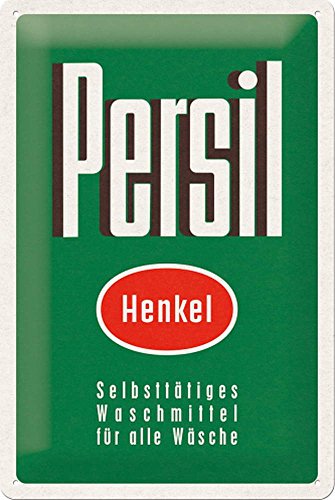 Nostalgic-Art Retro Blechschild Persil – Verpackung 50er – Geschenk-Idee für Nostalgie-Fans, aus Metall, Vintage-Design zur Dekoration, 20 x 30 cm Nostalgic-Art Retro Blechschild Persil – Verpackung 50er – Geschenk-Idee für Nostalgie-Fans, aus Metall, Vintage-Design zur Dekoration, 20 x 30 cm von Nostalgic-Art
