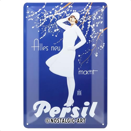 Nostalgic-Art Retro Blechschild, 20 x 30 cm, Persil – Weiße Dame Blau – Geschenk-Idee für Nostalgie-Fans, Original Lizenzprodukt (OLP), aus Metall, Vintage Design, Blechschilder Sprüche Nostalgic-Art Retro Blechschild, 20 x 30 cm, Persil – Weiße Dame Blau – Geschenk-Idee für Nostalgie-Fans, Original Lizenzprodukt (OLP), aus Metall, Vintage Design, Blechschilder Sprüche von Nostalgic-Art