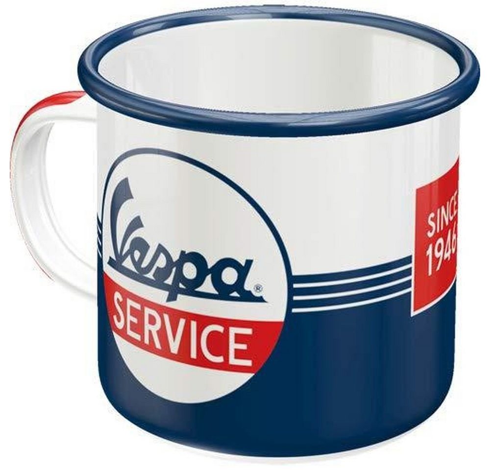 Nostalgic-Art Tasse Emaille-Becher - Vespa - Vespa-Service von Nostalgic-Art