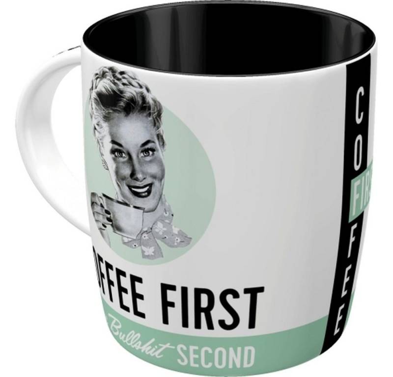 Nostalgic-Art Tasse Kaffeetasse - Say it 50's - Coffee First von Nostalgic-Art