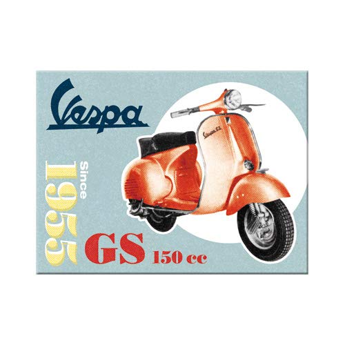 Nostalgic-Art Vespa - GS 150 Since 1955 Magnet, Bunt, 6x8 cm von Nostalgic-Art