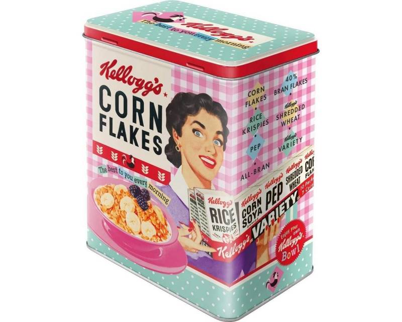 Nostalgic-Art Vorratsdose Kaffeedose Blechdose - Kellogg's Happy Hostess von Nostalgic-Art