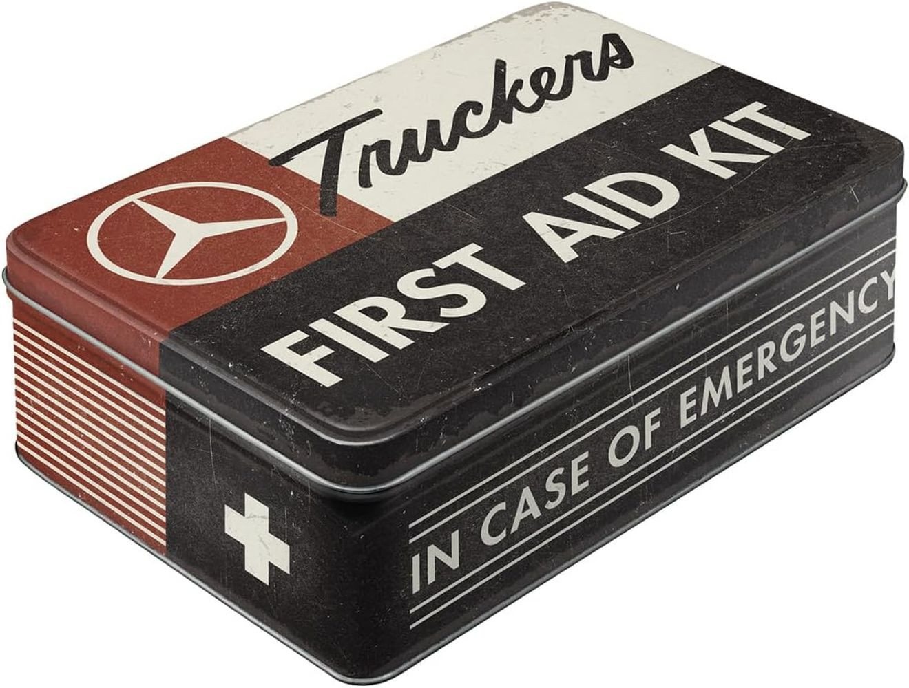 Nostalgic-Art Keksdose Vorratsdose Flach - Daimler Truck - First Aid Kit Nostalgic-Art Keksdose Vorratsdose Flach - Daimler Truck - First Aid Kit von Nostalgic-Art