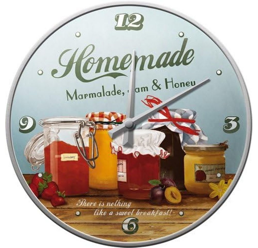 Nostalgic-Art Wanduhr - Home & Country - Homemade Marmalade – Ø 31 cm von Nostalgic-Art