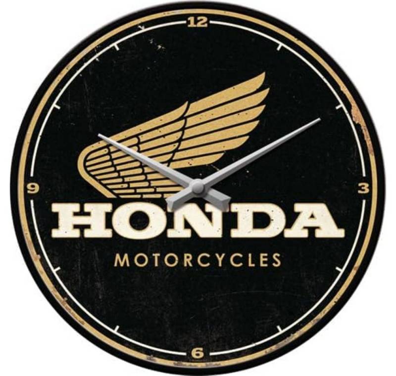 Nostalgic-Art Wanduhr Wanduhr - Honda MC – Motorcycles von Nostalgic-Art