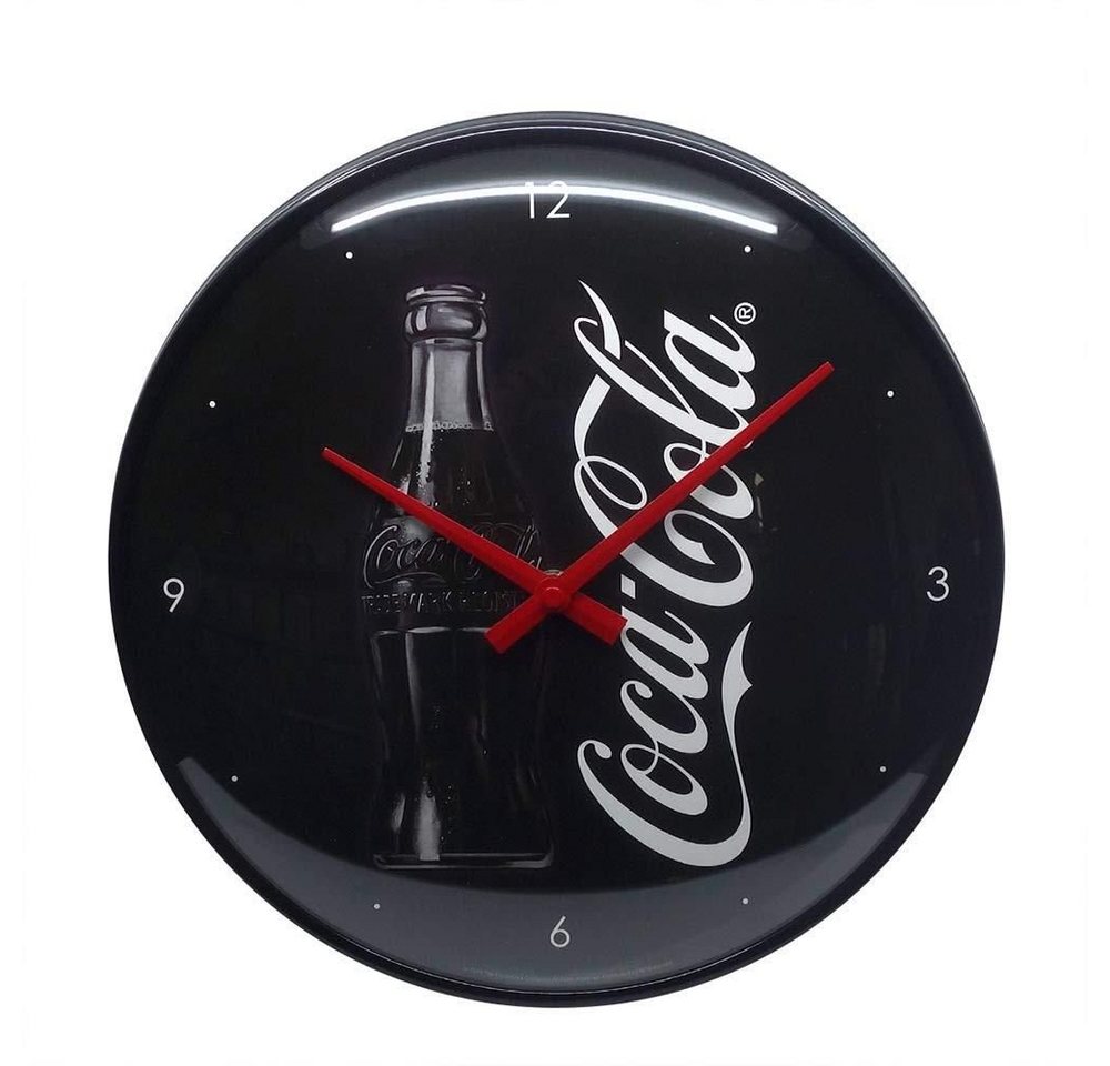 Nostalgic-Art Wanduhr Wanduhr Küchenuhr Ø31cm Analog Metall Batterie - Coca Cola von Nostalgic-Art