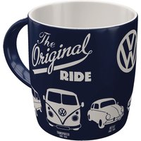 Nostalgic-Art Retro Kaffee-Becher, 330 Ml, "Vw - The Original Ride", Volkswagen Bus Geschenk-Idee, Keramik-Tasse, Vintage Design von NostalgicArtBerlin