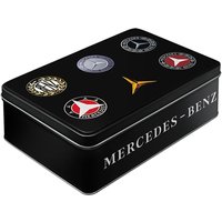 Nostalgic-Art Retro Vorratsdose Flach, 2, 5 L, Mercedes-Benz - Logo Evolution Geschenk-Idee Für Mercedes-Fans, Olp, Blech-Dose Mit Deckel Nostalgic-Art Retro Vorratsdose Flach, 2, 5 L, Mercedes-Benz - Logo Evolution Geschenk-Idee Für Mercedes-Fans, Olp, Blech-Dose Mit Deckel von NostalgicArtBerlin