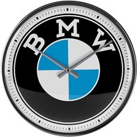 Nostalgic-Art Retro Wanduhr, Ø 31 cm, Bmw - Logo Geschenk-Idee Für Accessoires Fans, Olp, Große Küchenuhr, Vintage Design von NostalgicArtBerlin