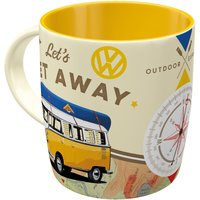 Vintage Coffee Mug L Vw Bulli - Let's Get Away 330Ml Tasse Ceramic Cup Gift Birthday Gift For Him Gifts Husband von NostalgicArtBerlin