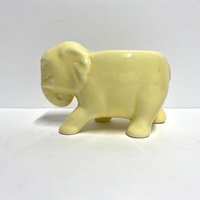 Vintage Keramik Elefant Übertopf Ring Halter Schmuckbox Aufbewahrung Stifthalter Bauernhaus Dekor von Nostalgicpossessions