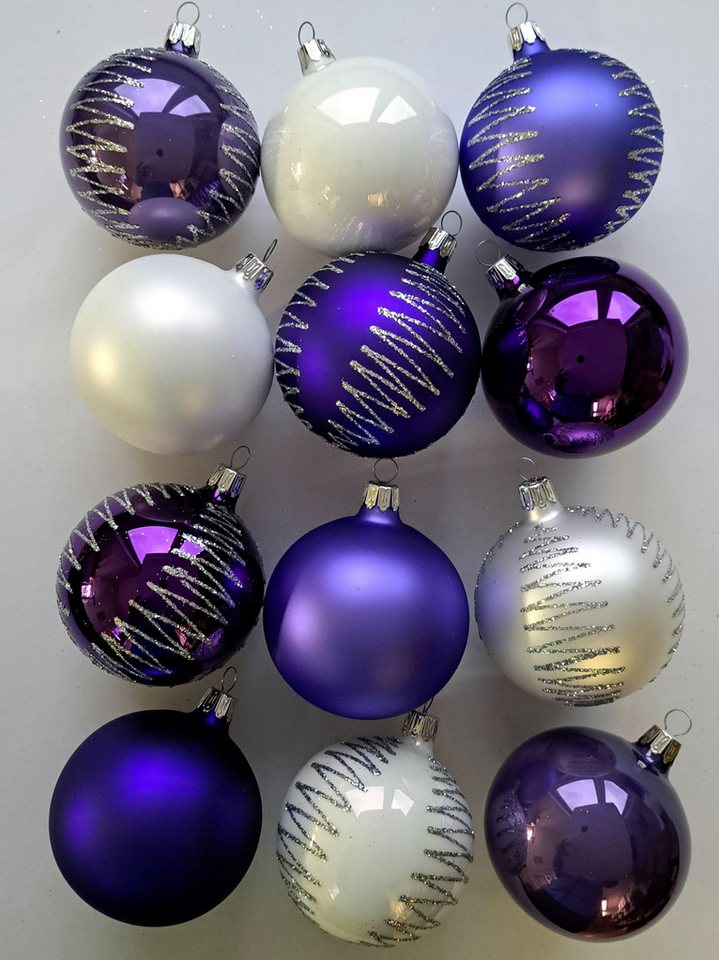 Nostalgie Christbaumschmuck Thüringen Christbaumschmuck Christbaumkugeln Mix EXCLUSIV Spirale, MADE IN GERMANY von Nostalgie Christbaumschmuck Thüringen