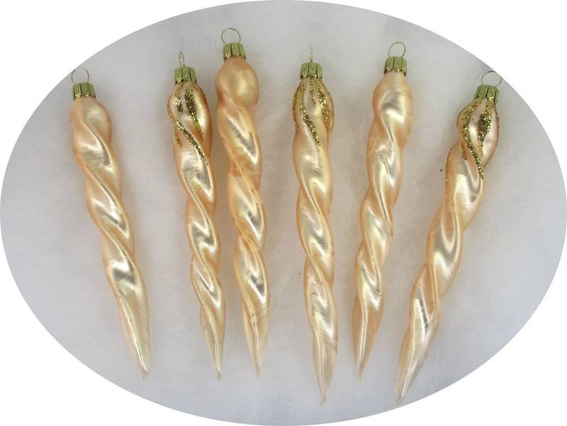 Nostalgie Christbaumschmuck Thüringen Christbaumschmuck "Eiszapfen Eislack" Nostalgie Christbaumschmuck Thüringen Christbaumschmuck "Eiszapfen Eislack" von Nostalgie Christbaumschmuck Thüringen