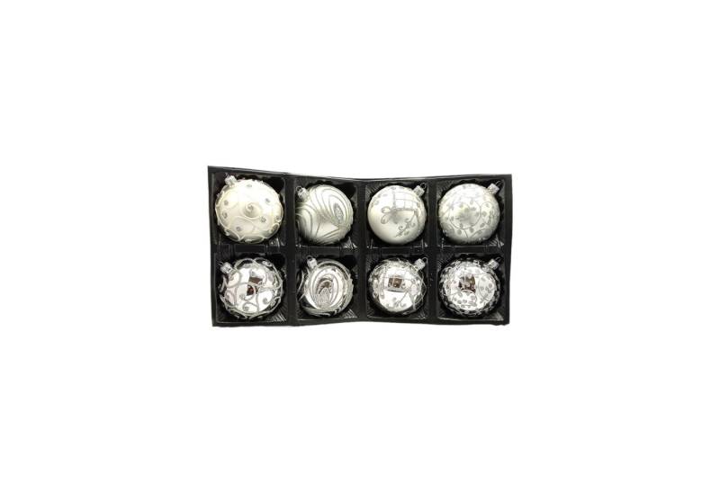 Nostalgie Christbaumschmuck Thüringen Christbaumschmuck SET Christbaumschmuck Glas "Rustic" (8-tlg) von Nostalgie Christbaumschmuck Thüringen