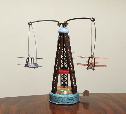 Nostalgie Blechspielzeug Karussell mit Doppeldecker von NostalgieDesign