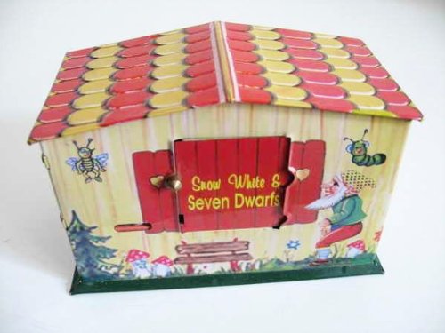 Nostalgie Spardose Blech Bank Snow White Sparhaus von NostalgieDesign