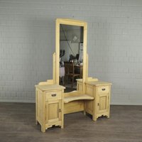 20412 Schminktisch Jugendstil 1910 Massiv Kiefer Antik 20412 Schminktisch Jugendstil 1910 Massiv Kiefer Antik von Nostalgiepalast