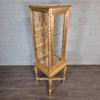 25758 Vitrine Barockstil Gold Marmor 0, 48 M von Nostalgiepalast
