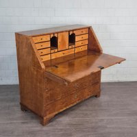 26533 Sekretär Biedermeier 1820 Birke Furniert Antik von Nostalgiepalast