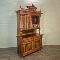26607 Buffetschrank Schrank Gründerzeit 1890 Nussbaum Furniert Antik 26607 Buffetschrank Schrank Gründerzeit 1890 Nussbaum Furniert Antik von Nostalgiepalast