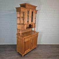 26768 Buffetschrank Küchenschrank Schrank 1, 13 M Massiv Kiefer Im Gründerzeitstil von Nostalgiepalast