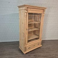 26853 Vitrine Geschirrschrank Gründerzeit 1880 Massiv Kiefer Antik 26853 Vitrine Geschirrschrank Gründerzeit 1880 Massiv Kiefer Antik von Nostalgiepalast