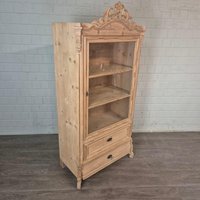 26962 Vitrine Geschirrschrank Louis Philippe 1860 Massiv Kiefer Antik 26962 Vitrine Geschirrschrank Louis Philippe 1860 Massiv Kiefer Antik von Nostalgiepalast