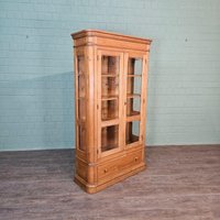 27430 Vitrine Geschirrschrank Kiefer 1, 32 M Im Gründerzeitstil von Nostalgiepalast