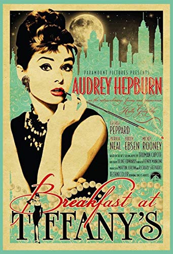 Audrey Hepburn Breakfast at Tiffany's nostalgisches gewölbtes starkes Metall-Blechschild, 20 x 30 x 1 cm Audrey Hepburn Breakfast at Tiffany's nostalgisches gewölbtes starkes Metall-Blechschild, 20 x 30 x 1 cm von Nostalgische Welten Andreas Schmidt