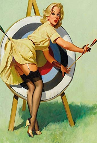 Bogenschießen Pin Up Girl nostalgisches gewölbtes starkes Metall-Blechschild für Kneipen, 20 x 30 x 1 cm Bogenschießen Pin Up Girl nostalgisches gewölbtes starkes Metall-Blechschild für Kneipen, 20 x 30 x 1 cm von Nostalgische Welten Andreas Schmidt