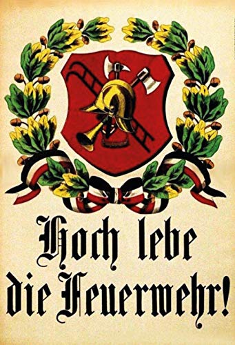 Hoch lebe die Feuerwehr nostalgisches gewölbtes starkes Metall-Blechschild Pub Schild 20 x 30 x 1 cm Hoch lebe die Feuerwehr nostalgisches gewölbtes starkes Metall-Blechschild Pub Schild 20 x 30 x 1 cm von Nostalgische Welten Andreas Schmidt