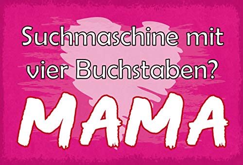 Suchmaschine mit Vier Buchstaben Mama Nostalgisch gewölbt Starkes Metall Blechschild Pub Schild 20,0 cm x 30,0 cm x 1,0 cm Suchmaschine mit Vier Buchstaben Mama Nostalgisch gewölbt Starkes Metall Blechschild Pub Schild 20,0 cm x 30,0 cm x 1,0 cm von Nostalgische Welten Andreas Schmidt