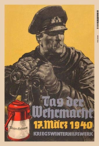 Tag der Wehrmacht 1940 Motiv 1 nostalgisches gewölbtes starkes Metall Blechschild Pub Schild 20,0 x 30,0 x 1,0 cm Tag der Wehrmacht 1940 Motiv 1 nostalgisches gewölbtes starkes Metall Blechschild Pub Schild 20,0 x 30,0 x 1,0 cm von Nostalgische Welten Andreas Schmidt