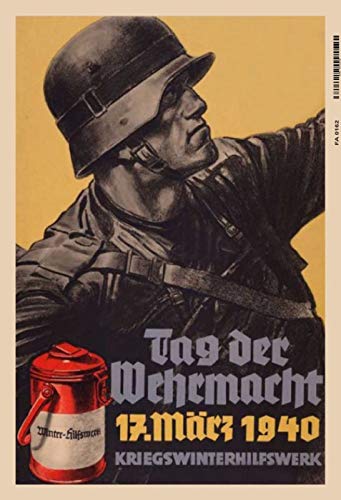 Tag der Wehrmacht 1940 Motiv 2 Nostalgie gewölbt starkes Metall Blechschild Pub Schild 20,0 cm x 30,0 cm x 1,0 cm Tag der Wehrmacht 1940 Motiv 2 Nostalgie gewölbt starkes Metall Blechschild Pub Schild 20,0 cm x 30,0 cm x 1,0 cm von Nostalgische Welten Andreas Schmidt