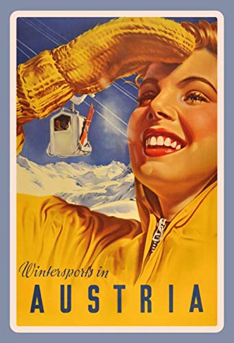 Wintersports in Austria Österreich Nostalgisches gewölbtes starkes Metall-Blechschild Pub Schild 20,0 x 30,0 x 1,0 cm Wintersports in Austria Österreich Nostalgisches gewölbtes starkes Metall-Blechschild Pub Schild 20,0 x 30,0 x 1,0 cm von Nostalgische Welten Andreas Schmidt